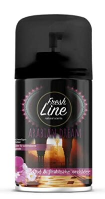 12x Fresh Line Oud & Arabische Orchidee Lufterfrischer für Automatische Duftspender Fresh Matic Max je 250ml passend für alle Maschine, Bewertung: 4,4 von 5 Sternen 9