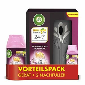 Air Wick Freshmatic Max – Vorteilspack mit Gerät und 2 Nachfüllern – Batteriebetrieben – Duft: Sommervergnügen – 2 x 250 ml N, Bewertung: 4,4 von 5 Sternen 3