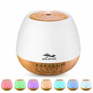 Aroma Diffuser 400ml GOLDFOX Ultraschall Luftbefeuchter Duftlampe Öle Diffusor Nachtlicht 4