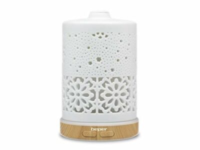 BEPER 70.404 Diffusor aus Keramik, Ultraschall-Zerstäuber, LED-Licht in 7 Farben 1