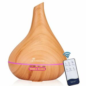 Diffuserlove Diffuser Luftbefeuchter Aroma Diffuser 500ML Ultraschall Luftbefeuchter Trag usor 7