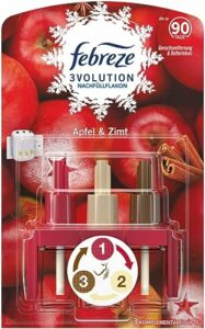 Febreze 3Volution Duftstecker Apfel & Zimt, Nachfüller, Raumduft und Lufterfrischer, Air Wick Aroma-Öl Flakon – Duftöl Nachfüller für den Air Wick Diffuser – Duft: Verwöhnende Vanille – 1 x 20 ml ätherisches Öl 7