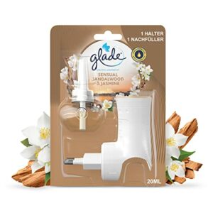 Glade (Brise) Electric Scented Oil Halter, elektrischer Raumduft mit Duftöl inkl. 1 Nachfüller, Sensual Sandelwood & Jasmine, 20 ml, Bewertung: 4,4 von 5 Sternen 6