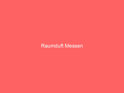 Raumduft Messen 1