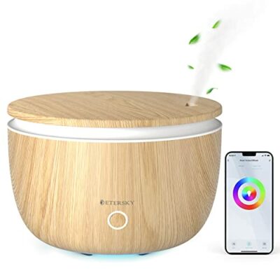 Smart Aroma Diffusor 500ml Etersky WLAN Diffuser für Ätherische Öle, Ultraschall Duftlampe Luftbefeuchter 1
