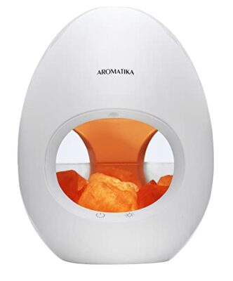 Aroma Diffuser mit Himalaya-Salzkristall-Lampe 10